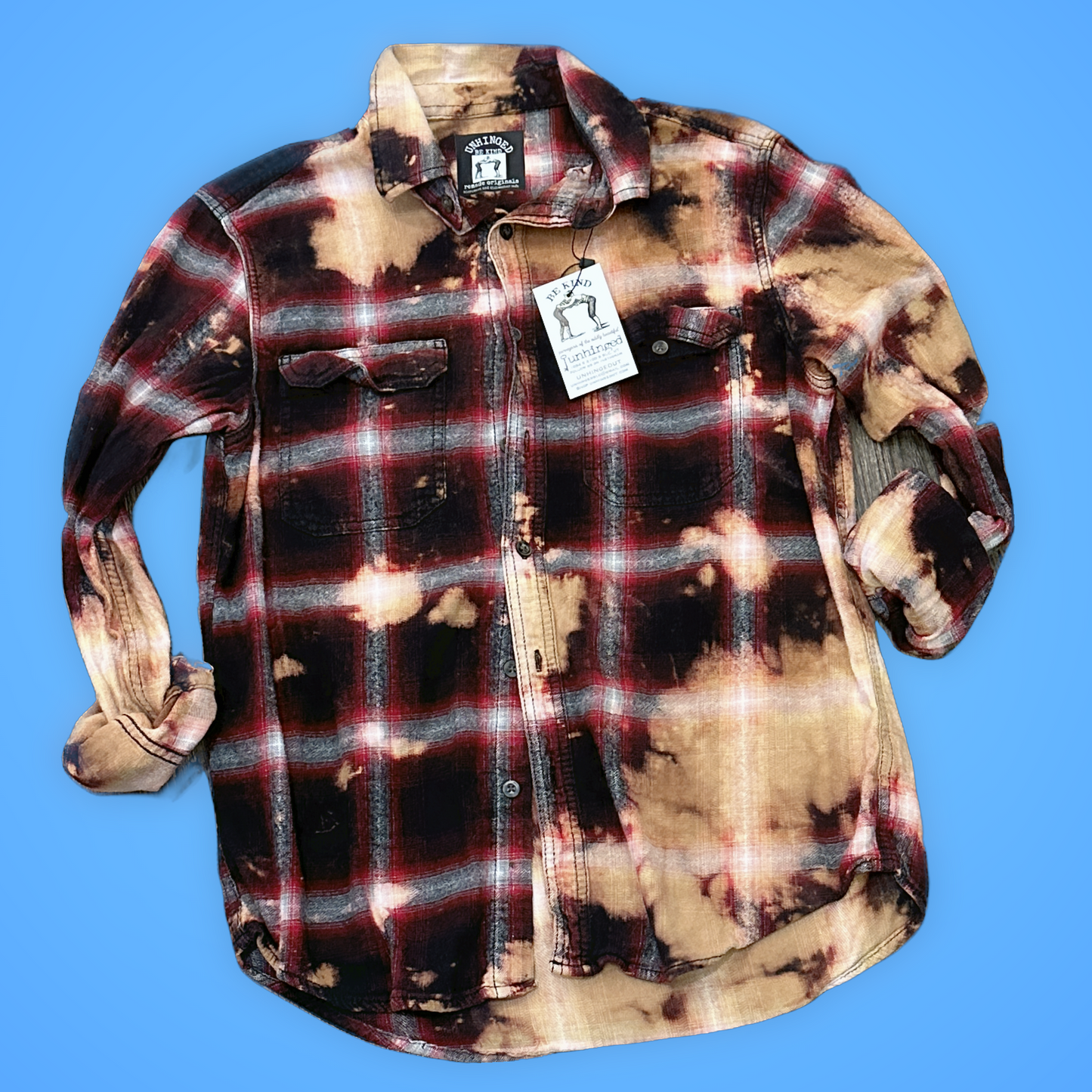 Upcycled Printed Flannel