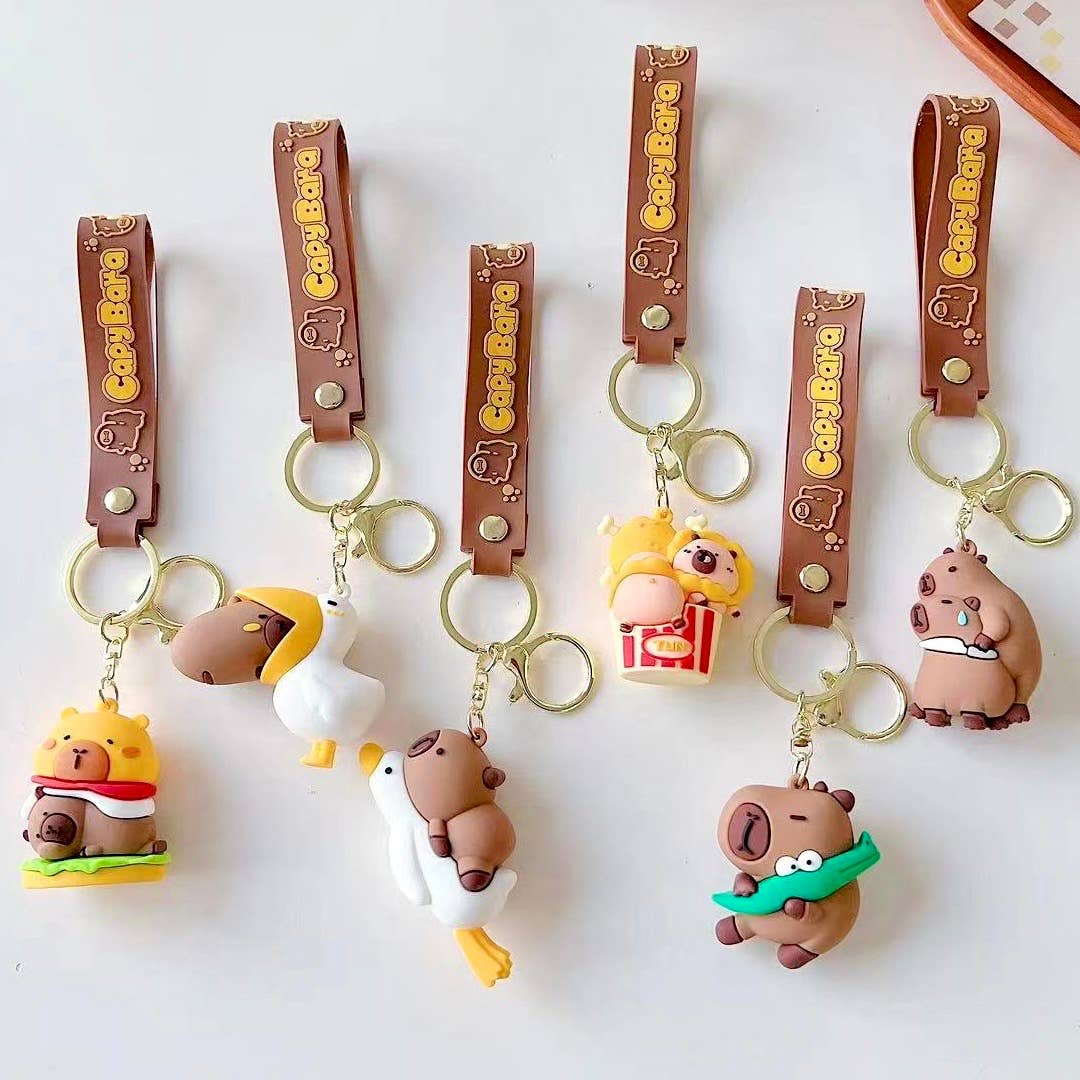 Capybara Kawaii Key Charm