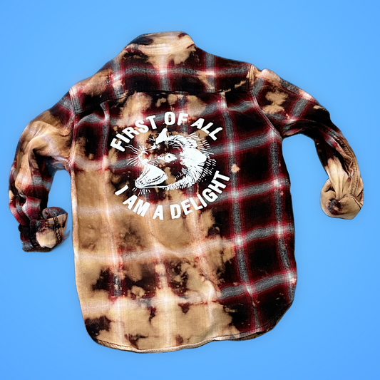 Upcycled Printed Flannel