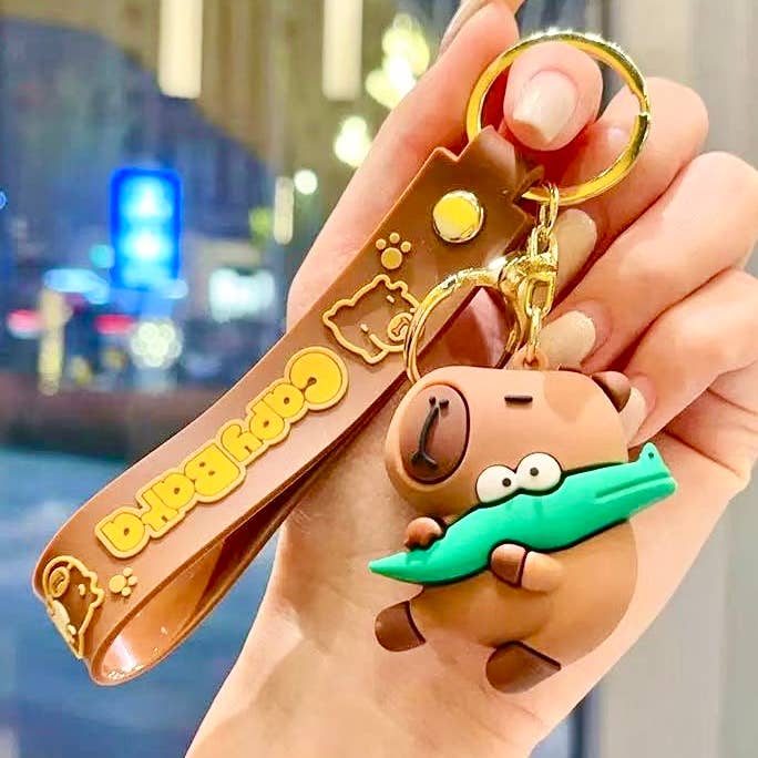 Capybara Kawaii Key Charm