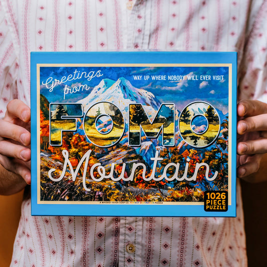 Greetings from FOMO Mountain | Funny Puzzle