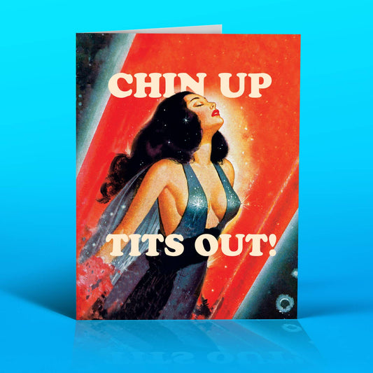 CHIN UP TITS OUT female empowerment - Bestseller