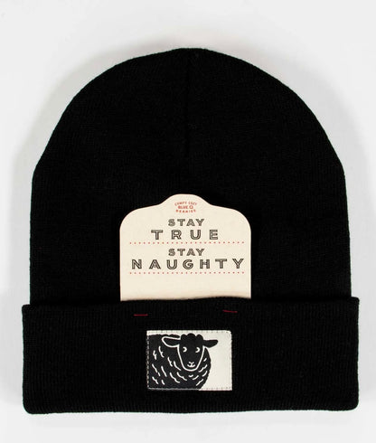 Stay True. Stay Naughty. Beanie