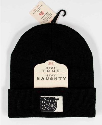 Stay True. Stay Naughty. Beanie