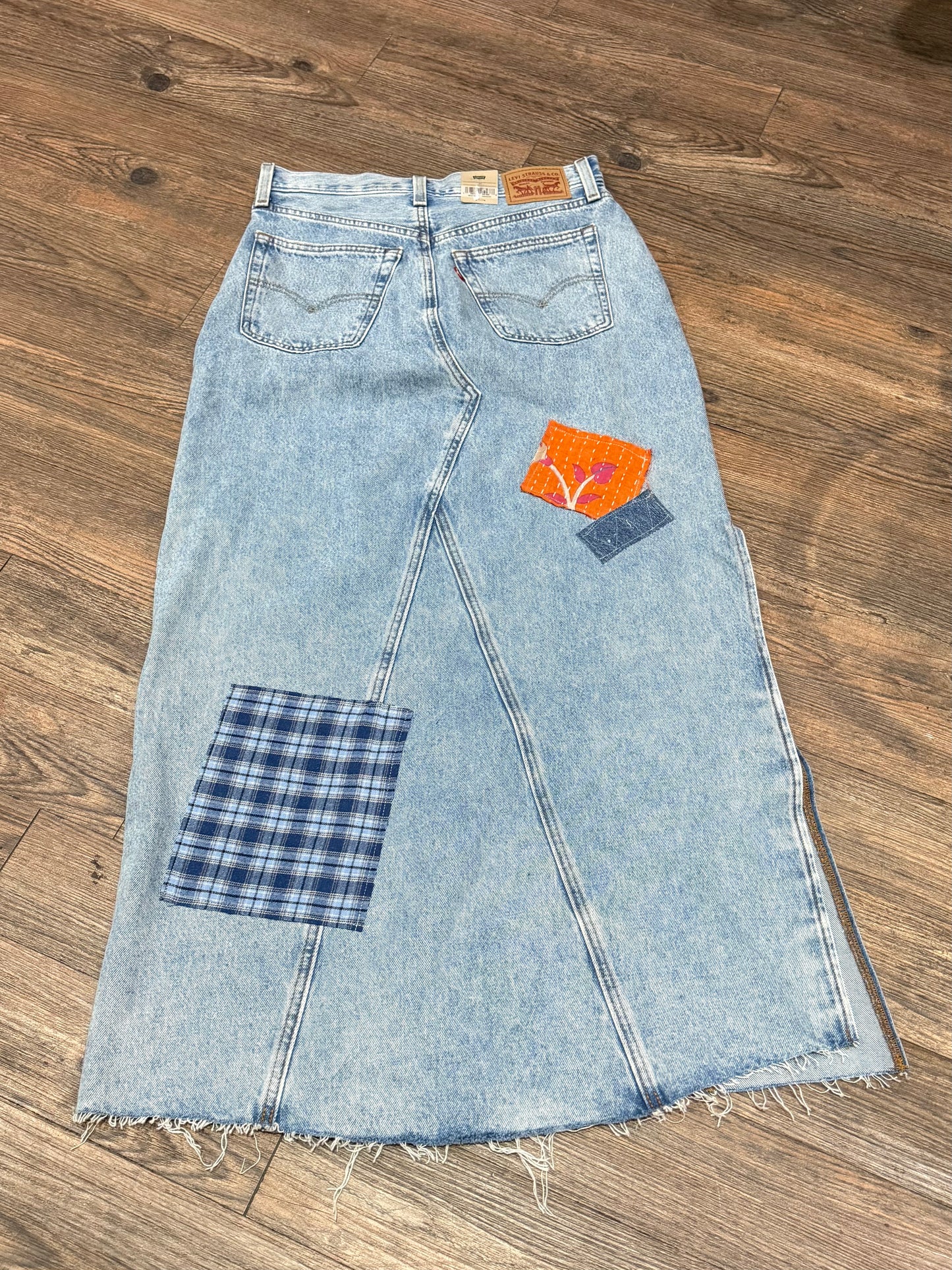 Mix Tape Levi’s Denim Skirt
