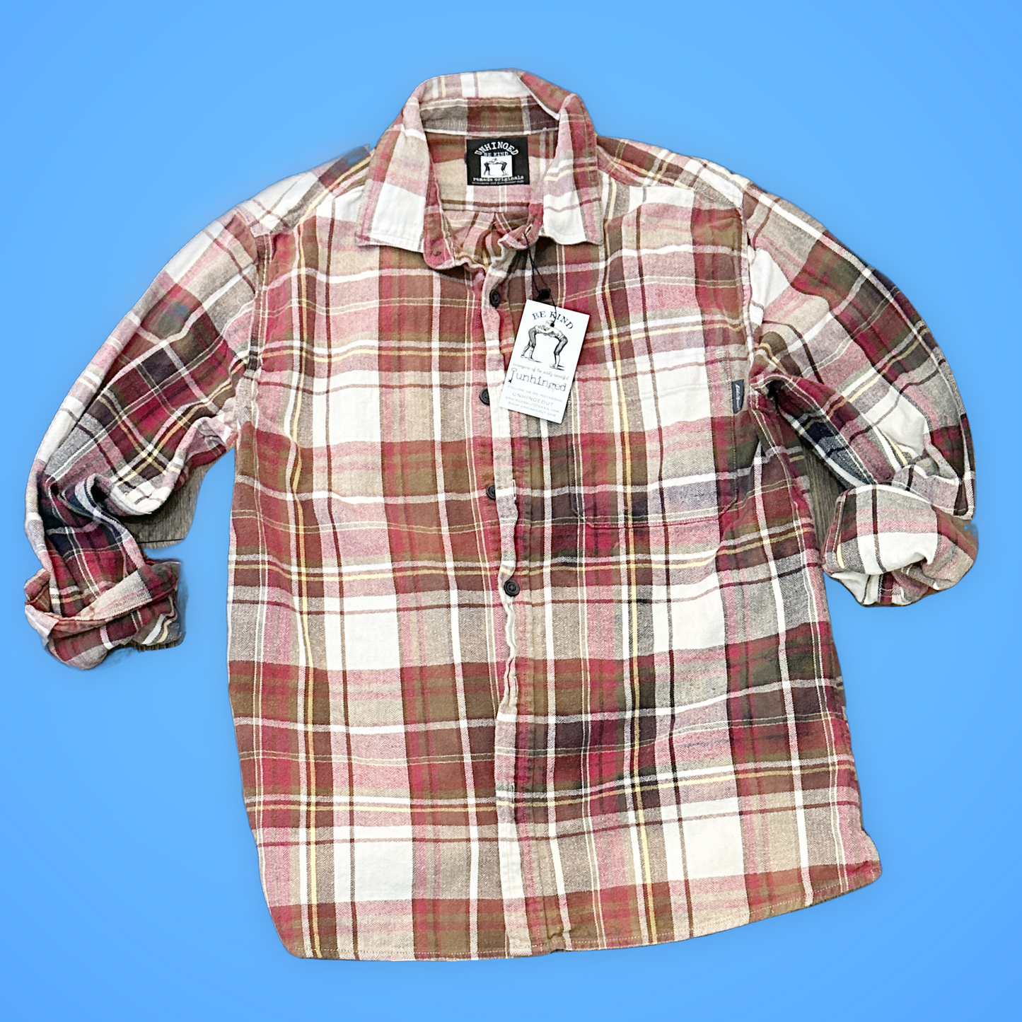 Upcycled Printed Flannel