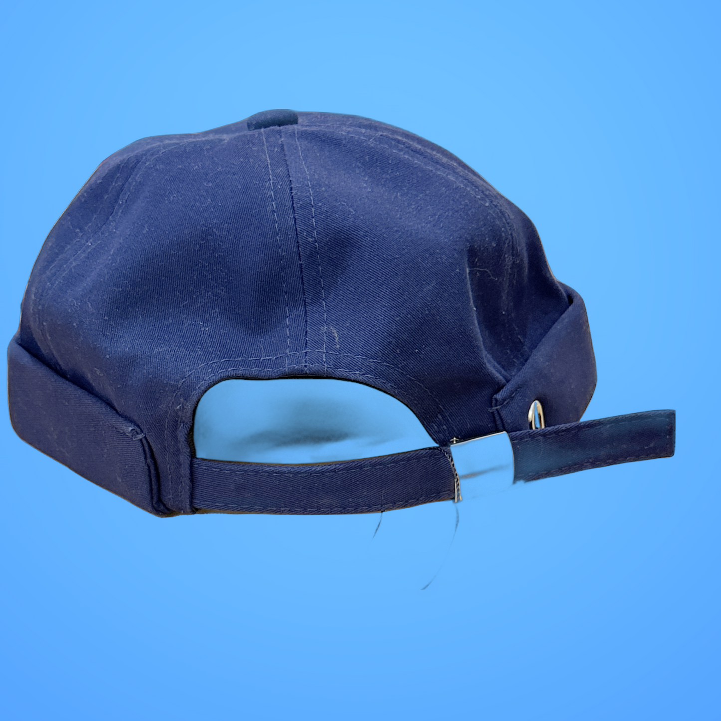 Navy No Brim Hat