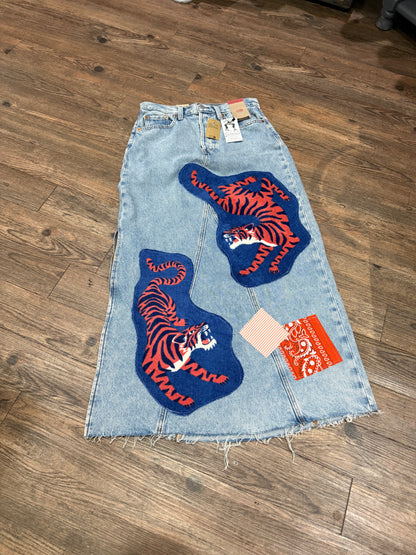 Mix Tape Levi’s Denim Skirt