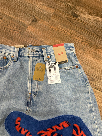Mix Tape Levi’s Denim Skirt