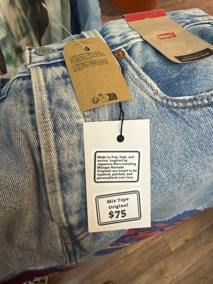 Mix Tape Levi’s Denim Skirt